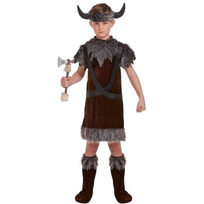Henbrandt Children’s Viking Boy Dragon Tamer Fancy Dress Costume with Horned Headpiece Boys Viking Outfit for Kids Henbrandt Children’s Viking Boy Dragon Tamer Fancy Dress Costume with Horned Headpiece Boys Viking Outfit for Kids