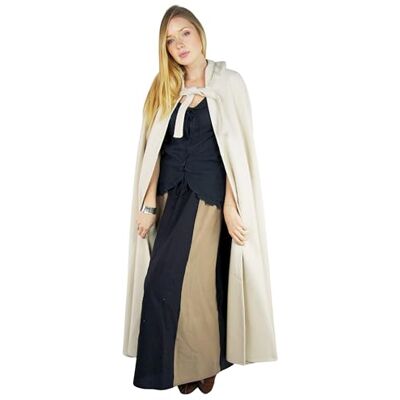 Leonardo Carbone ® Unisex Klassischer Mittelalter Umhang Elinor Mittelalter Kleidung Damen & Herren, Cape Männer, Hobbit Kostüm, LARP-Kleidung, Wikinger, Cosplay Herren, Halloween, Karneval Leonardo Carbone ® Unisex Klassischer Mittelalter Umhang Elinor Mittelalter Kleidung Damen & Herren, Cape Männer, Hobbit Kostüm, LARP-Kleidung, Wikinger, Cosplay Herren, Halloween, Karneval