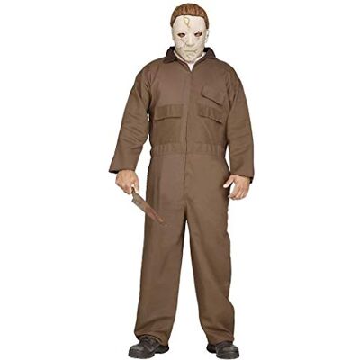 shoperama Halloween Herren-Kostüm Michael Myers inklusive Halb-Maske Gr. L/XL Horror-Film Serienmörder Killer Psychopath shoperama Halloween Herren-Kostüm Michael Myers inklusive Halb-Maske Gr. L/XL Horror-Film Serienmörder Killer Psychopath