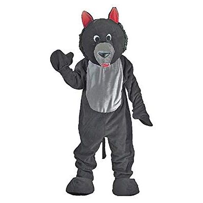Dress Up America Adult Wolf Maskottchen-Kostüm-Set Dress Up America Adult Wolf Maskottchen-Kostüm-Set