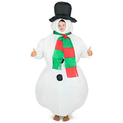 Bodysocks Aufblasbares Ganzkörper-Schneemann-Kostüm für Kinder Bodysocks Aufblasbares Ganzkörper-Schneemann-Kostüm für Kinder