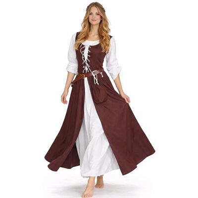 MAYLYNN 14261 Mittelalter Kostüm Magd Celia 100% Baumwolle MAYLYNN 14261 Mittelalter Kostüm Magd Celia 100% Baumwolle