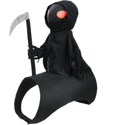 Generic Dark Knight Rider Halloween Hund Katze Kostüm Lustiges Cosplay Haustier Polyester-Bekleidung mit verstellbarer Hals- und Brustpassform für Partyfotografie bei mehreren Anlässen Generic Dark Knight Rider Halloween Hund Katze Kostüm Lustiges Cosplay Haustier Polyester-Bekleidung mit verstellbarer Hals- und Brustpassform für Partyfotografie bei mehreren Anlässen