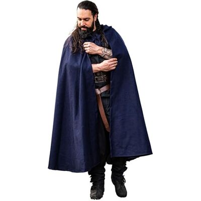 Leonardo Carbone ® Unisex Klassischer Mittelalter Umhang Elinor Mittelalter Kleidung Damen & Herren, Cape Männer, Hobbit Kostüm, LARP-Kleidung, Wikinger, Cosplay Herren, Halloween, Karneval Leonardo Carbone ® Unisex Klassischer Mittelalter Umhang Elinor Mittelalter Kleidung Damen & Herren, Cape Männer, Hobbit Kostüm, LARP-Kleidung, Wikinger, Cosplay Herren, Halloween, Karneval