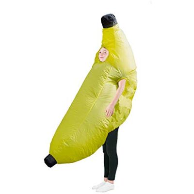 Bodysocks Aufblasbares Bananen-Kostüm für Kinder Bodysocks Aufblasbares Bananen-Kostüm für Kinder