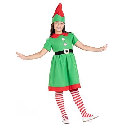 Ciao Kleine Elfe Weihnachten Kostüm Verkleidung Mädchen (Einheitsgröße 5-7 Jahre) Ciao Kleine Elfe Weihnachten Kostüm Verkleidung Mädchen (Einheitsgröße 5-7 Jahre)