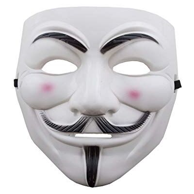 Funny Fashion V wie Vendetta Maske Anonimus leichtgewichtigem Kunststoff Funny Fashion V wie Vendetta Maske Anonimus leichtgewichtigem Kunststoff