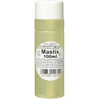 Eulenspiegel 407226 Mastix, professioneller Bühnenkleber, 100 ml, Theater, Halloween, Karneval, Mottoparty Eulenspiegel 407226 Mastix, professioneller Bühnenkleber, 100 ml, Theater, Halloween, Karneval, Mottoparty