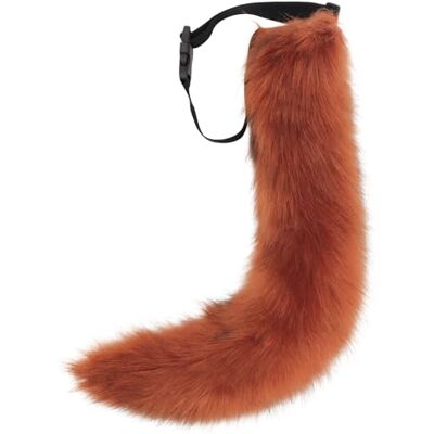 DRESHOW Fuchspelzschwanz Cosplay Kostüm Party Super riesiger flauschiger Schwanz für Damen DRESHOW Fuchspelzschwanz Cosplay Kostüm Party Super riesiger flauschiger Schwanz für Damen