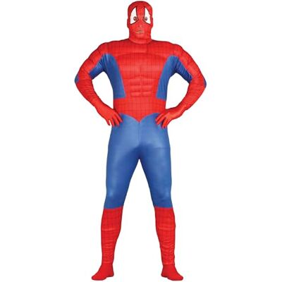 FIESTAS GUIRCA Muskulöser Superheld Kostüm Teen (14-16 Jahre) Shirt, Kapuze, Gürtel und Hose Helden- und Schurken Kostüme für Halloween, Karneval und Kostümpartys Rot und Blau FIESTAS GUIRCA Muskulöser Superheld Kostüm Teen (14-16 Jahre) Shirt, Kapuze, Gürtel und Hose Helden- und Schurken Kostüme für Halloween, Karneval und Kostümpartys Rot und Blau