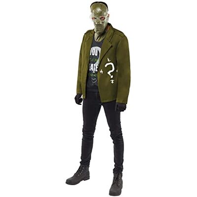 amscan (PKT) (9913385) Adult Mens Riddler Movie Costume Set (Standard) amscan (PKT) (9913385) Adult Mens Riddler Movie Costume Set (Standard)
