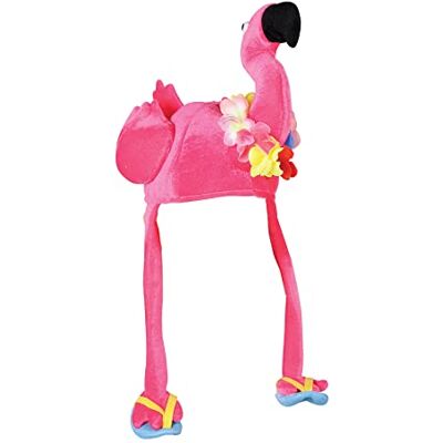 Beistle 60740 Luau-flamingo-partyhut aus Plüschstoff Kopfbedeckung Zubehör für tropische hawaiianische Geburtstagsparty, Junggesellinnenabschiede, mehrfarbig Beistle 60740 Luau-flamingo-partyhut aus Plüschstoff Kopfbedeckung Zubehör für tropische hawaiianische Geburtstagsparty, Junggesellinnenabschiede, mehrfarbig