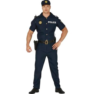 Fiestas Guirca Modell 86699 Polizei Kostüm - Erwachsen Größe 46-48 Fiestas Guirca Modell 86699 Polizei Kostüm - Erwachsen Größe 46-48
