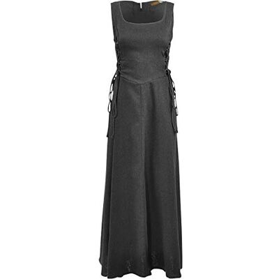 MYTHOLON Uma Kleid Canvas grün, M, Kleid Mittelalter Damen, LARP, Cosplay, Wikinger MYTHOLON Uma Kleid Canvas grün, M, Kleid Mittelalter Damen, LARP, Cosplay, Wikinger