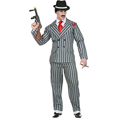 W WIDMANN MILANO Party Fashion Kostüm Gangster, Jackett, Hose, 20er und 30er Jahre Anzug, Mafia Boss W WIDMANN MILANO Party Fashion Kostüm Gangster, Jackett, Hose, 20er und 30er Jahre Anzug, Mafia Boss
