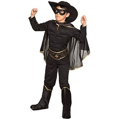 Boland Kostüm für Kinder Bandit, für Jungen, Hut, Augenmaske, Umhang, Einteiler, Gürtel, Stiefelstulpen, Verkleidung, Kostümset, Zorro, Mottoparty, Karneval Boland Kostüm für Kinder Bandit, für Jungen, Hut, Augenmaske, Umhang, Einteiler, Gürtel, Stiefelstulpen, Verkleidung, Kostümset, Zorro, Mottoparty, Karneval