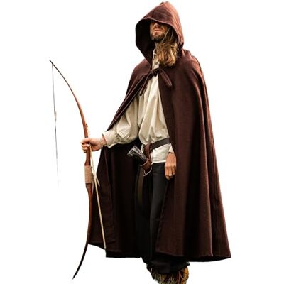 Leonardo Carbone ® Unisex Klassischer Mittelalter Umhang Elinor Mittelalter Kleidung Damen & Herren, Cape Männer, Hobbit Kostüm, LARP-Kleidung, Wikinger, Cosplay Herren, Halloween, Karneval Leonardo Carbone ® Unisex Klassischer Mittelalter Umhang Elinor Mittelalter Kleidung Damen & Herren, Cape Männer, Hobbit Kostüm, LARP-Kleidung, Wikinger, Cosplay Herren, Halloween, Karneval