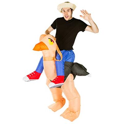Bodysocks ® Aufblasbares Strauß Kostüm für Erwachsene Bodysocks ® Aufblasbares Strauß Kostüm für Erwachsene