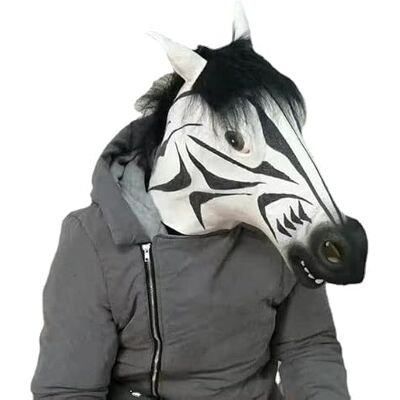 Generic Party Tier Kopfschmuck, Lustige Tier Kopfschmuck, Pferd, Panda Kopf Set Latex Maske cos Maske Halloween Kostüme Lustige Requisiten Generic Party Tier Kopfschmuck, Lustige Tier Kopfschmuck, Pferd, Panda Kopf Set Latex Maske cos Maske Halloween Kostüme Lustige Requisiten