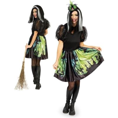 FRIES Halloween-Rock Hexhex „Hexen-Silhouette“ FRIES Halloween-Rock Hexhex „Hexen-Silhouette“