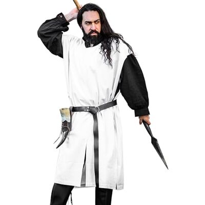 Leonardo Carbone ® Unisex Mittelalter Waffenrock Frederick Kleidung Cosplay Damen Herren, Karneval Fantasy Halloween Ritter Kostüm, Ritterrüstung, Kreuzritter, LARP 100% Baumwolle Leonardo Carbone ® Unisex Mittelalter Waffenrock Frederick Kleidung Cosplay Damen Herren, Karneval Fantasy Halloween Ritter Kostüm, Ritterrüstung, Kreuzritter, LARP 100% Baumwolle