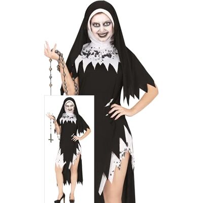 Guirca Kostüm der verfluchten Nonne - Damenkostüm Guirca Kostüm der verfluchten Nonne - Damenkostüm