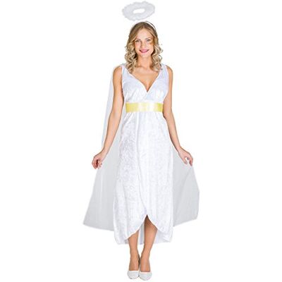 dressforfun tectake Frauenkostüm Zauberhafter Engel ESMA Langes, samtartiges Kleid Integrierter Tüll in Flügeloptik inkl. Gürtel und Heiligenschein (L Nr. 300240) dressforfun tectake Frauenkostüm Zauberhafter Engel ESMA Langes, samtartiges Kleid Integrierter Tüll in Flügeloptik inkl. Gürtel und Heiligenschein (L Nr. 300240)