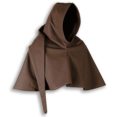 MYTHOLON Benson Gugel Baumwolle Canvas Kapuze braun Verkleidung Umhang Mittelalter LARP MYTHOLON Benson Gugel Baumwolle Canvas Kapuze braun Verkleidung Umhang Mittelalter LARP