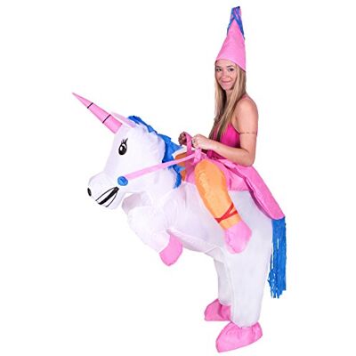 Bodysocks ® Aufblasbares Einhorn Kostüm für Erwachsene Einheitsgröße Bodysocks ® Aufblasbares Einhorn Kostüm für Erwachsene Einheitsgröße