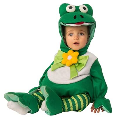 Rubie's Rubies Kostüm Frosch für Babys, Strampler, Mütze und Hose mit Füßen, Größe 1 bis 2 Jahre, offizieller Karneval, Party, Geburtstag und Weihnachten Rubie's Rubies Kostüm Frosch für Babys, Strampler, Mütze und Hose mit Füßen, Größe 1 bis 2 Jahre, offizieller Karneval, Party, Geburtstag und Weihnachten