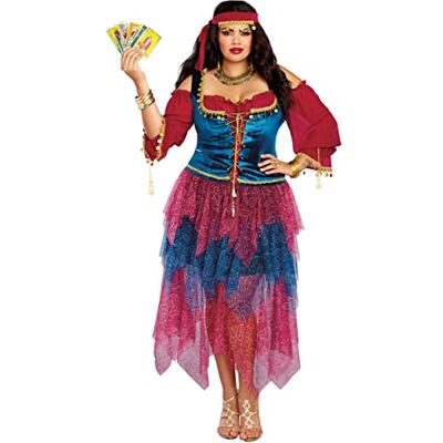 Dreamgirl 10669X Gypsy Erwachsenenkostüm, Multi, 1X Dreamgirl 10669X Gypsy Erwachsenenkostüm, Multi, 1X