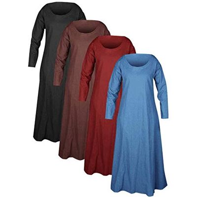 MYTHOLON Lenora Frauentunika Baumwolle braun, S, Kleid Mittelalter Damen, LARP, Cosplay, Wikinger MYTHOLON Lenora Frauentunika Baumwolle braun, S, Kleid Mittelalter Damen, LARP, Cosplay, Wikinger