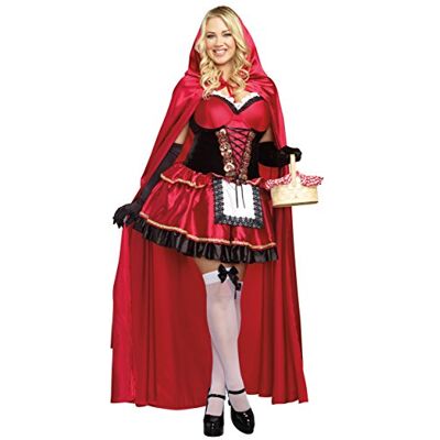 Dreamgirl 9477X Rotkäppchen in Übergröße Red Riding Hood Kostüm, rot, 3X/4X Dreamgirl 9477X Rotkäppchen in Übergröße Red Riding Hood Kostüm, rot, 3X/4X