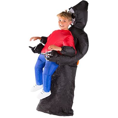 Bodysocks ® Aufblasbares Gevatter Tod Kostüm für Kinder Bodysocks ® Aufblasbares Gevatter Tod Kostüm für Kinder