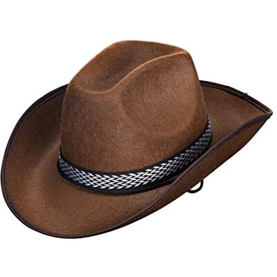 Dress Up America Cowboyhüte Für Herren – Western-Cowboyhut Für Erwachsene – Brauner Cowgirl-Partyhut Dress Up America Cowboyhüte Für Herren – Western-Cowboyhut Für Erwachsene – Brauner Cowgirl-Partyhut