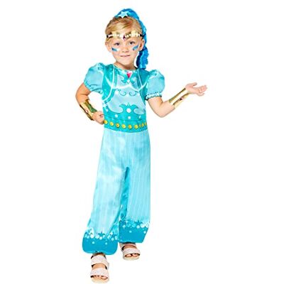 amscan Kinderkostüm Shimmer and Shine, Jumpsuit, Stirnband, Armbänder, Haarteil, Serie, Motto-Party, Karneval amscan Kinderkostüm Shimmer and Shine, Jumpsuit, Stirnband, Armbänder, Haarteil, Serie, Motto-Party, Karneval