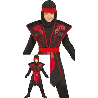 Fiestas Guirca - Ninja Dell'ombra Bambino Größe 3-4 Jahre Fiestas Guirca - Ninja Dell'ombra Bambino Größe 3-4 Jahre