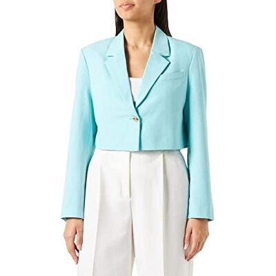 JACK & JONES Damen Jjxx Jxmary Cropped Blazer Sn Blazer, Aruba Blue, S JACK & JONES Damen Jjxx Jxmary Cropped Blazer Sn Blazer, Aruba Blue, S