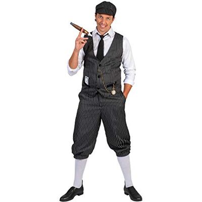 Funny Fashion Herren Kostüm 20er Jahre Knickerbocker Geoffrey Deluxe Fasching Karneval (48/50) Funny Fashion Herren Kostüm 20er Jahre Knickerbocker Geoffrey Deluxe Fasching Karneval (48/50)
