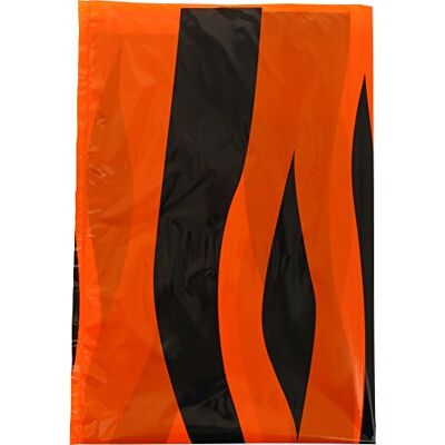 Fixo Party Tasche - 56x70cm Orange/Schwarz - Packung mit 25 Fixo Party Tasche - 56x70cm Orange/Schwarz - Packung mit 25