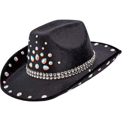W WIDMANN MILANO Party Fashion Cowboy Hut mit Strasssteinen W WIDMANN MILANO Party Fashion Cowboy Hut mit Strasssteinen