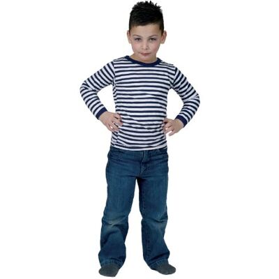 Funny Fashion Ringelshirt für Kinder Gr. 116 164 (128, blau-weiß) Funny Fashion Ringelshirt für Kinder Gr. 116 164 (128, blau-weiß)