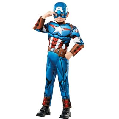 Rubie's Rubie 's 640833s Marvel Avengers Captain America Deluxe Kind Kostüm, Jungen, klein Rubie's Rubie 's 640833s Marvel Avengers Captain America Deluxe Kind Kostüm, Jungen, klein