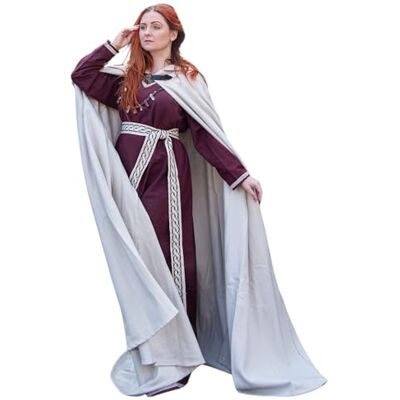 Leonardo Carbone ® Unisex Mittelalter Wollumhang mit Wolfsschließe Tjark Mittelalter Kleidung Damen & Herren, Cape Männer, Hobbit Kostüm, LARP, Wikinger, Cosplay Herren, Halloween, Karneval Leonardo Carbone ® Unisex Mittelalter Wollumhang mit Wolfsschließe Tjark Mittelalter Kleidung Damen & Herren, Cape Männer, Hobbit Kostüm, LARP, Wikinger, Cosplay Herren, Halloween, Karneval