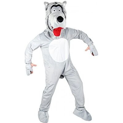 Foxxeo 40311 I Wolf Kostüm für Erwachsene mit großem Kopf l Größe M, L, XL, XXL l böser Wollfskostüm Lupus Maskottchen Overall Tierkostüm Damen Herren Damenkostüm Herrenkostüm Fasching Motto Party Foxxeo 40311 I Wolf Kostüm für Erwachsene mit großem Kopf l Größe M, L, XL, XXL l böser Wollfskostüm Lupus Maskottchen Overall Tierkostüm Damen Herren Damenkostüm Herrenkostüm Fasching Motto Party