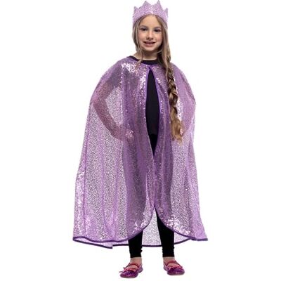 Kit Prinzessin Lilac mit Glitzer und Krone - Kinder Prinzessin Set Kit Prinzessin Lilac mit Glitzer und Krone - Kinder Prinzessin Set