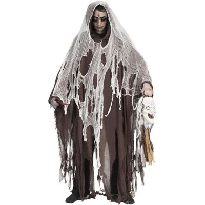 Funny Fashion Halloween Umhang mit Kapuze Braun Gruseliges Ghul Tod Zombie Geister Kostüm Karneval Fasching Mottoparty Theater Untoter Zerrissen Cape Einheitsgröße Funny Fashion Halloween Umhang mit Kapuze Braun Gruseliges Ghul Tod Zombie Geister Kostüm Karneval Fasching Mottoparty Theater Untoter Zerrissen Cape Einheitsgröße