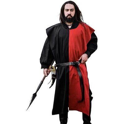 Leonardo Carbone ® Unisex Mittelalter Waffenrock Frederick Kleidung Cosplay Damen Herren, Karneval Fantasy Halloween Ritter Kostüm, Ritterrüstung, Kreuzritter, LARP 100% Baumwolle Leonardo Carbone ® Unisex Mittelalter Waffenrock Frederick Kleidung Cosplay Damen Herren, Karneval Fantasy Halloween Ritter Kostüm, Ritterrüstung, Kreuzritter, LARP 100% Baumwolle