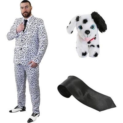 I LOVE FANCY DRESS ILOVEFANCYDRESS ilfd4579 X XL Dalmatiner Print Anzug Kostüm – Perfekt als Halloween-Kostüm – Größe: XXL XXL I LOVE FANCY DRESS ILOVEFANCYDRESS ilfd4579 X XL Dalmatiner Print Anzug Kostüm – Perfekt als Halloween-Kostüm – Größe: XXL XXL