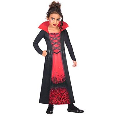 amscan (PKT) (9908593) Child Girls Rose Vampiress Recycled Costume (4-6yr) amscan (PKT) (9908593) Child Girls Rose Vampiress Recycled Costume (4-6yr)